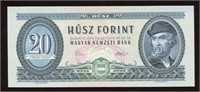 1975 Hungary 20 Forint Note
