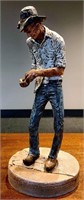 SIGNED COWBOY STATUE BY MICHAEL GORMAN*