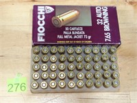 32 Auto 73gr Fiocchi Rnds 50ct