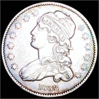 1832 Capped Bust Quarter NEARLY UNCIRCULATED