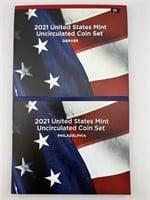 2021 US Mint P&D Set - #14 Coin Set