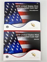 2019 US Mint P&D Set - #20 Coin Set