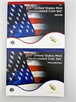 2017 US Mint P&D Set - #20 Coin Set
