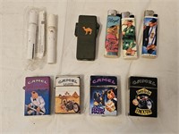10 Vintage Camel Cigarette Lighters
