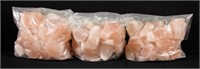 3 Bags (6Lbs) Himalayan Crystal Salt Brine Stones