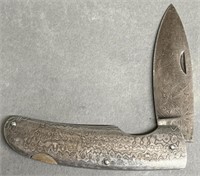 Custom Damascus Blade & Handle Pocket Knife