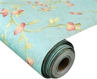 Green Floral 20.8"x49.2' Adhesive Contact Paper
