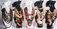 Jewelry Large Lot of Costume Necklaces