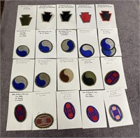 Lot of US Army Infantry Collectible Patches