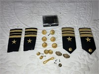 US Navy Commander Hardboards/Buttons Medals #2