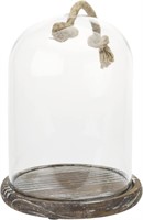 Clear Glass Cloche Dome Jar