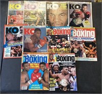 Vintage Mike Tyson boxing magazine lot