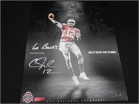 CARDALE JONES SIGNED 8X10 PHOTO WITH COA