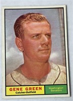 Gene Green #206 Topps 1961 Baseball Card