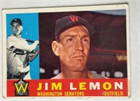 1960 Topps # 440 Jim Lemon Washington Senators