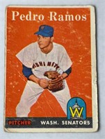 1958 Topps Pedro Ramos  EX Washington Senators