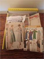 Box of Sewing Patterns-Simplicity, McCalls