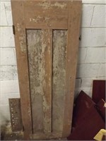 Antique Wood Door -- 24 1/2"  x 64 1/2"