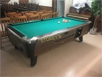 Dynamo Coin Operated Pool Table - ~57 x 100