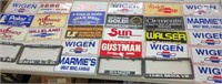 Lot VTG Dealer License Plates / Frames -Chevrolet