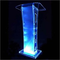 Lighted Podium  Pulpit for Churches (White-Light)