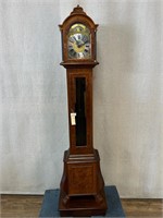 Vintage John Warmink Burl Grandfather Clock