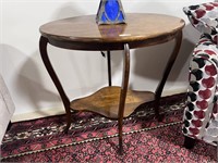 OVAL WOODEN PARLOUR TABLE