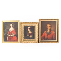 Three repro. prints after Old Master paintings