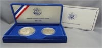 1986 Statue of Liberty proof silver dollar and