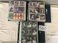 BASEBALL CARDS - 3 BINDERS