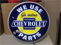 Genuine Chevrolet Parts Wall Clock - WORKS!