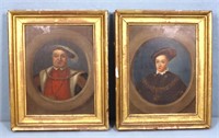 18th C. Portraits of Henry VIII & Edward VI