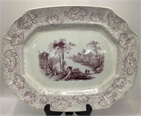 Maryland Florentine Transferware Platter