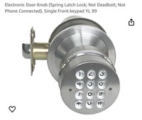 Electronic Door Knob (Spring Latch Lock