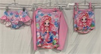 GIRLS SWIM SUIT 3PC 5T