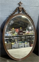 () Vintage Carved Mirror 28” x 45”