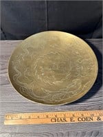 Chinese Brass Decorative Serving Bowl