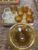 Dessert cups and large serving bowl
