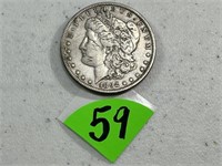 1892 O Morgan Silver Dollar