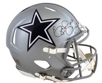 Cowboys Ezekiel Elliott Signed Helmet BAS