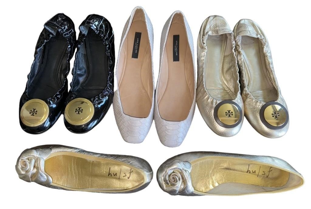 Women’s Flats Size 9, Tory Burch & More