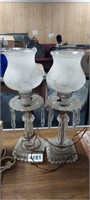 (2) ANTIQUE LAMPS