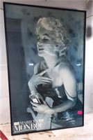 Framed Marilyn Monroe Poster. 24 3/8" x 36 1/4" So