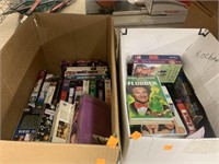 2 boxes VHS TAPES