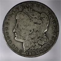 1893-O Morgan Silver Dollar KEY DATE!