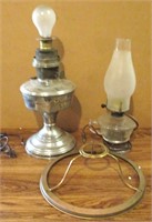 Electrified Oil Lamps & Parts
