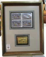 1993 Framed Ducks Unlimited $5 Stamps