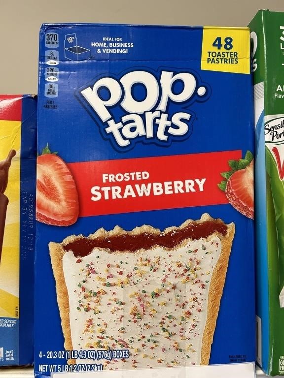 Pop Tarts strawberry 48 ct