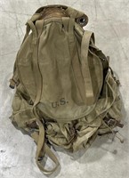 (AF) 1942 Army Canvas Drawstring Backpack (18”