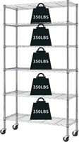 HCY 6-Tier Storage Shelf Heavy Duty 82x48x18